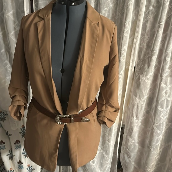 Jackets & Blazers - Tan blazer